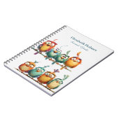 Carnet Coloré Funny Quirky Birds School (Côté gauche)