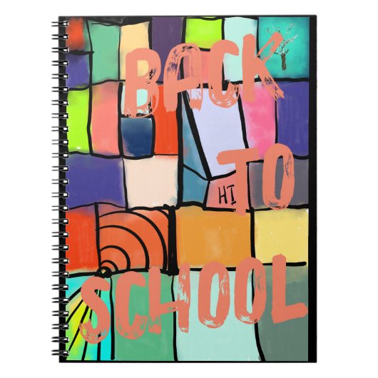 Carnet Coloré, Gai, Accueillant, Lumineux (Devant)