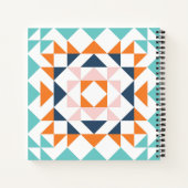 Carnet Coloré Géométrique Moderne Bloc de surface (Dos)