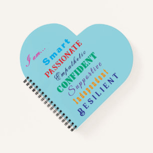 Carnet Coloré Inspirationnel "Qualités des Grandes Femmes