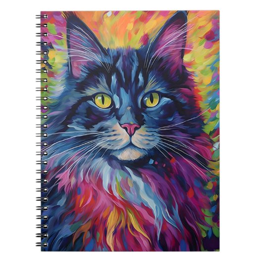 Carnet Coloré Maine Coon (Devant)