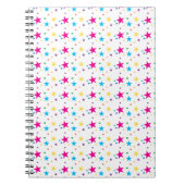 Carnet coloré mignon d'étoiles (Devant)