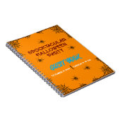 CARNET COLORÉ TENDY HALLOWEWEEN ÉFFRAYANT PARTICIPANT (Côté Droit)