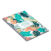 Carnet Coloré tropical feuille collège (Côté Droit)