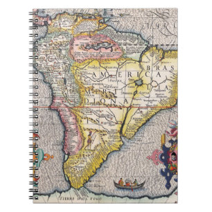Carnet coloré Vintage Amérique du Sud