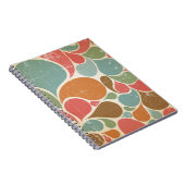 Carnet Colorés : Motif rétro Abstrait. (Côté Droit)