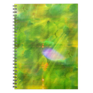 Carnet colorez le vert sans couture d'arrière - plan,