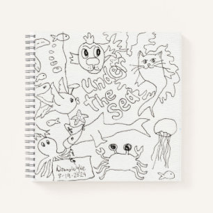 Carnet Colorez votre propre - "Sous la mer"