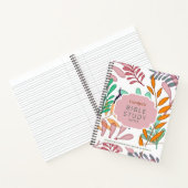 Carnet Colorful Abstract Leaves Personalized Bible Study (Intérieur)