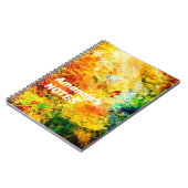Carnet Colorful Artist Palette (Côté gauche)