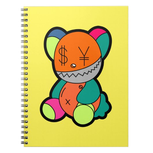 Carnet Colorful bear (Devant)