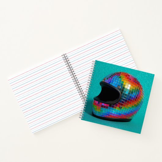Carnet Colorful bike helmet notebook (Intérieur)