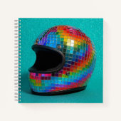 Carnet Colorful bike helmet notebook (Devant)