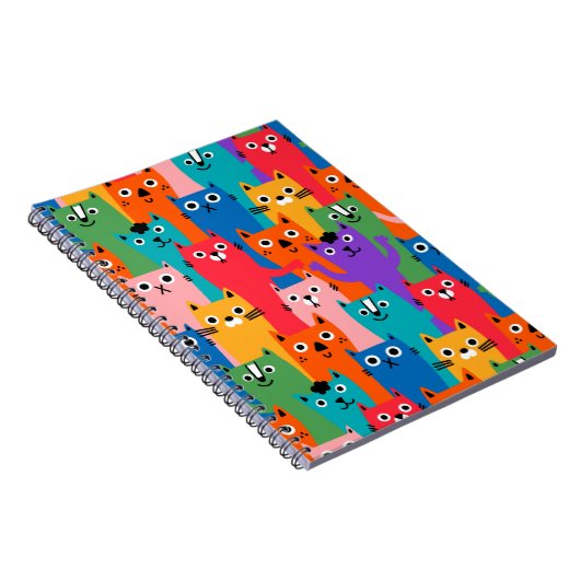 Carnet Colorful cats (Côté Droit)