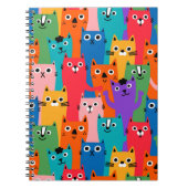 Carnet Colorful cats (Devant)