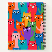 Carnet Colorful cats (Dos)