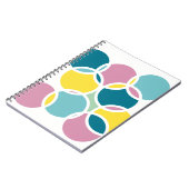 Carnet Colorful Circle Design – Fun Geometric Print (Côté gauche)