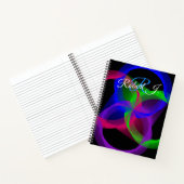Carnet Colorful Circular Blend Geometric Spiral Notebook (Intérieur)