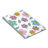 Carnet Colorful floral print (Côté Droit)