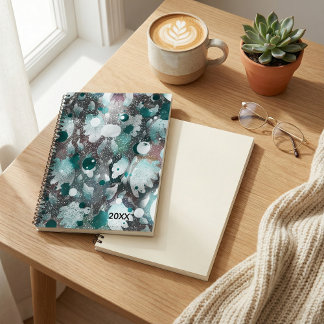 Carnet Colorful geometric abstract contemporary art