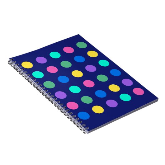 Carnet Colorful Geometric Dots (Côté Droit)