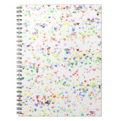 Carnet Colorful Hearts Pattern Notebook (Devant)