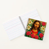 Carnet Colorful Jesus Floral Notebook. (Intérieur)