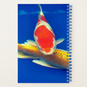 Carnet Colorful Koi in Blue Pool (Verso)