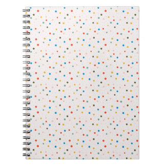 Carnet Colorful Painted Dots 