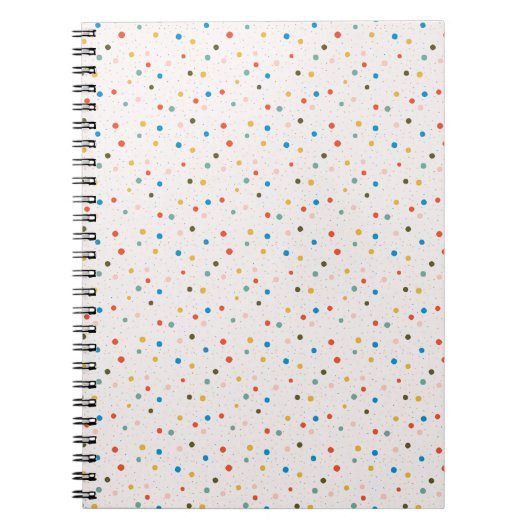 Carnet Colorful Painted Dots (Devant)
