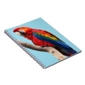 Carnet Colorful Parrot Portrait (Côté Droit)