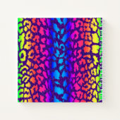 Carnet Colorful Poster de animal Nom Abstrait Sketchbook (Dos)