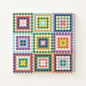 Carnet Colorful Retro Mid-Century Mid-Mod Crochet Blossom (Dos)