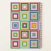 Carnet Colorful Retro Mid-Century Mid-Mod Crochet Blossom (Verso)