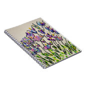 Carnet Colorful Spring Tulips Greeting (Côté Droit)