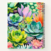 Carnet Colorful Summer Succulent Botanical Garden (Dos)