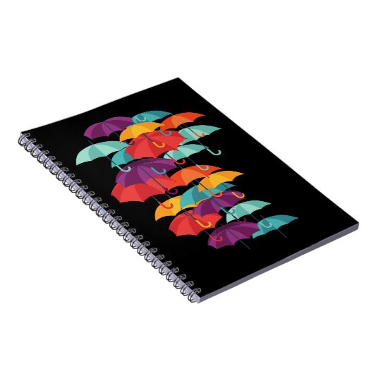Carnet Colorful Umbrella Pattern (Côté Droit)