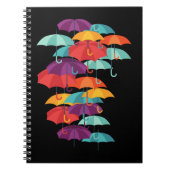 Carnet Colorful Umbrella Pattern (Devant)