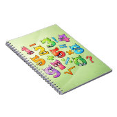 Carnet Colourful Maths Numbers Notebook for Primary Schoo (Côté Droit)
