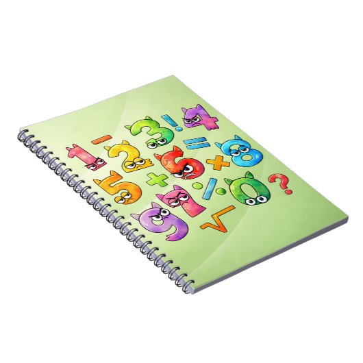 Carnet Colourful Maths Numbers Notebook for Primary Schoo (Côté Droit)