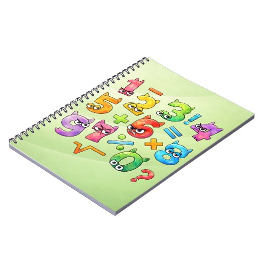 Carnet Colourful Maths Numbers Notebook for Primary Schoo (Côté gauche)