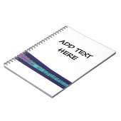 Carnet colourful zip design  (Côté gauche)