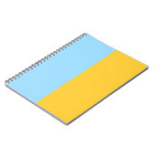 Carnet Columbia Blue and Gold PERTOM (Côté gauche)
