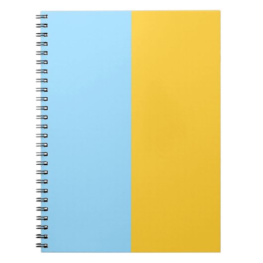 Carnet Columbia Blue and Gold PERTOM (Devant)