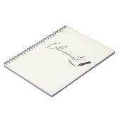 Carnet Columnist Script Notebook – Minimalist Writing Pen (Côté gauche)