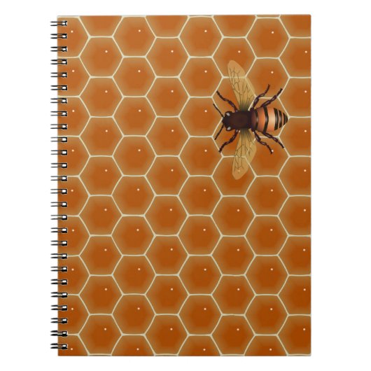 Carnet Comb de miel et abeille (Devant)