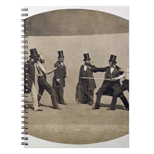 Carnet Combat en duel (photo) (Devant)