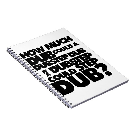 Carnet Combien Dubstep ? (Côté Droit)