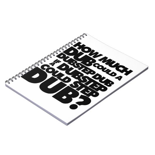 Carnet Combien Dubstep ? (Côté gauche)