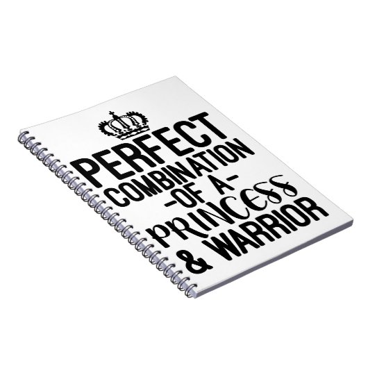 Carnet Combinaison Parfaite D'Une Princesse Et D'Un Guerr (Côté Droit)